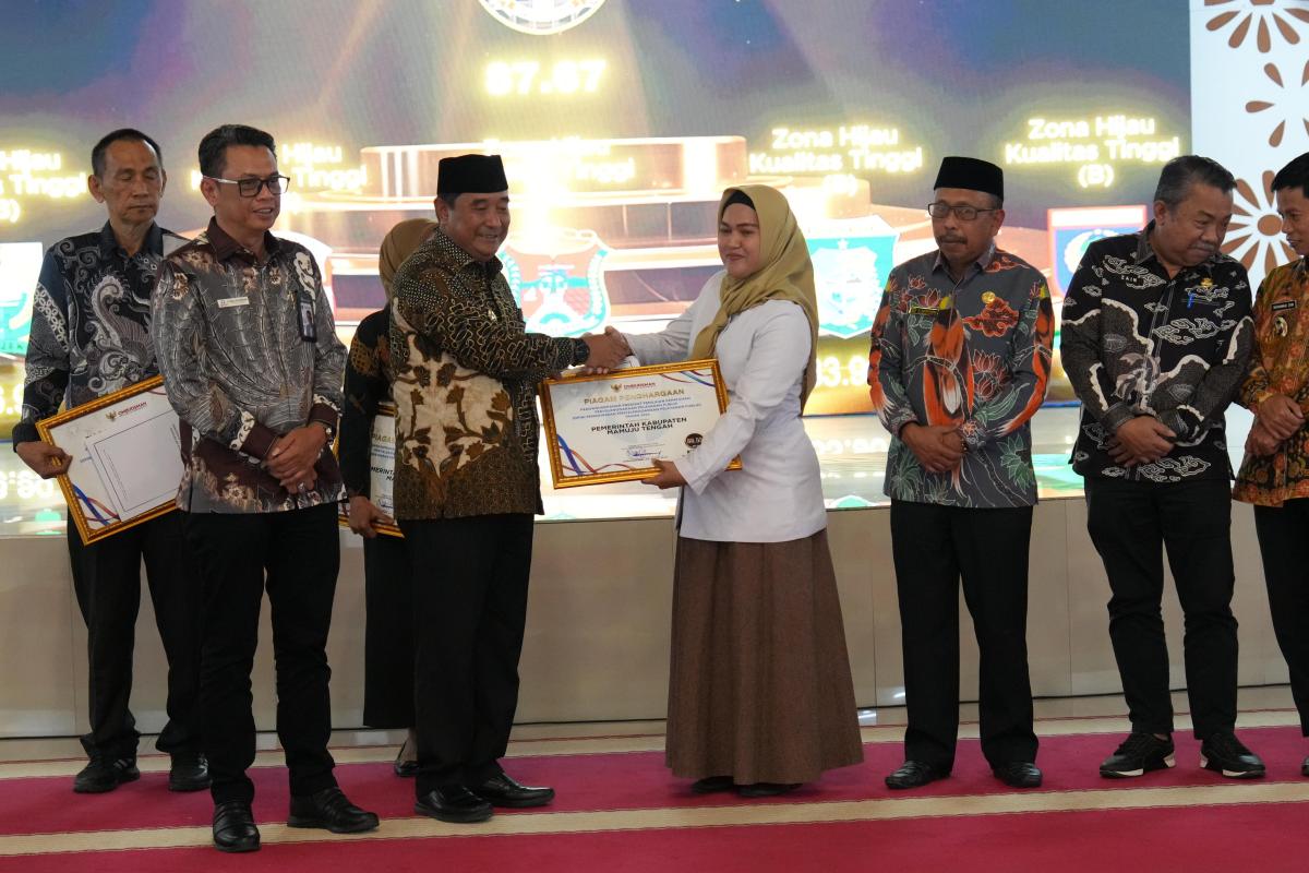 Nilai Kepatuhan Pelayanan Publik Pemprov Sulbar Tahun 2024 Zona Hijau