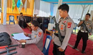 Kabag Ops Polres Pasangkayu  Pengecekan Pos Pam Nataru 