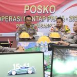 Tim Wasops Itwasda Polda Sulbar Cek Pos Pengamanan Ops Lilin Marano 