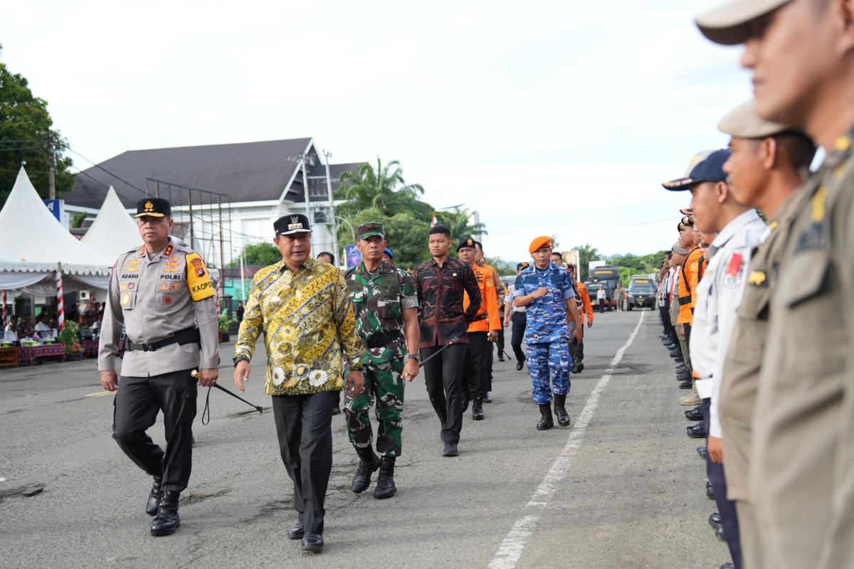 Apel Gelar Pasukan, Pj Gubernur Bahtiar: Ini Komitmen Mengecek Keamanan Jelang Nataru