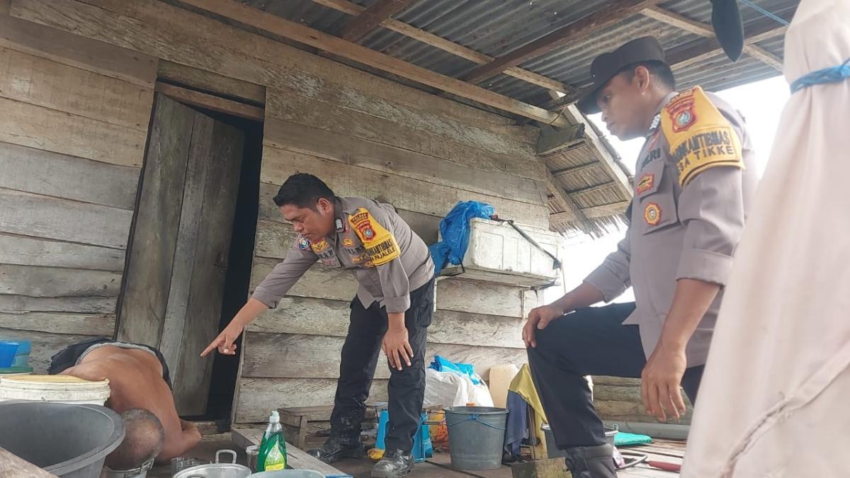 Polsek Pasangkayu Datangi TKP Penemuan Mayat di Pondok Empang