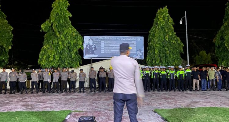 Polres Pasangkayu Kerahkan 216 Personel Amankan Malam Pergantian Tahun