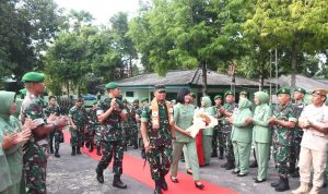 Danrem 142/Tatag Kunjungan  Kerja di Kodim 1401/Majene