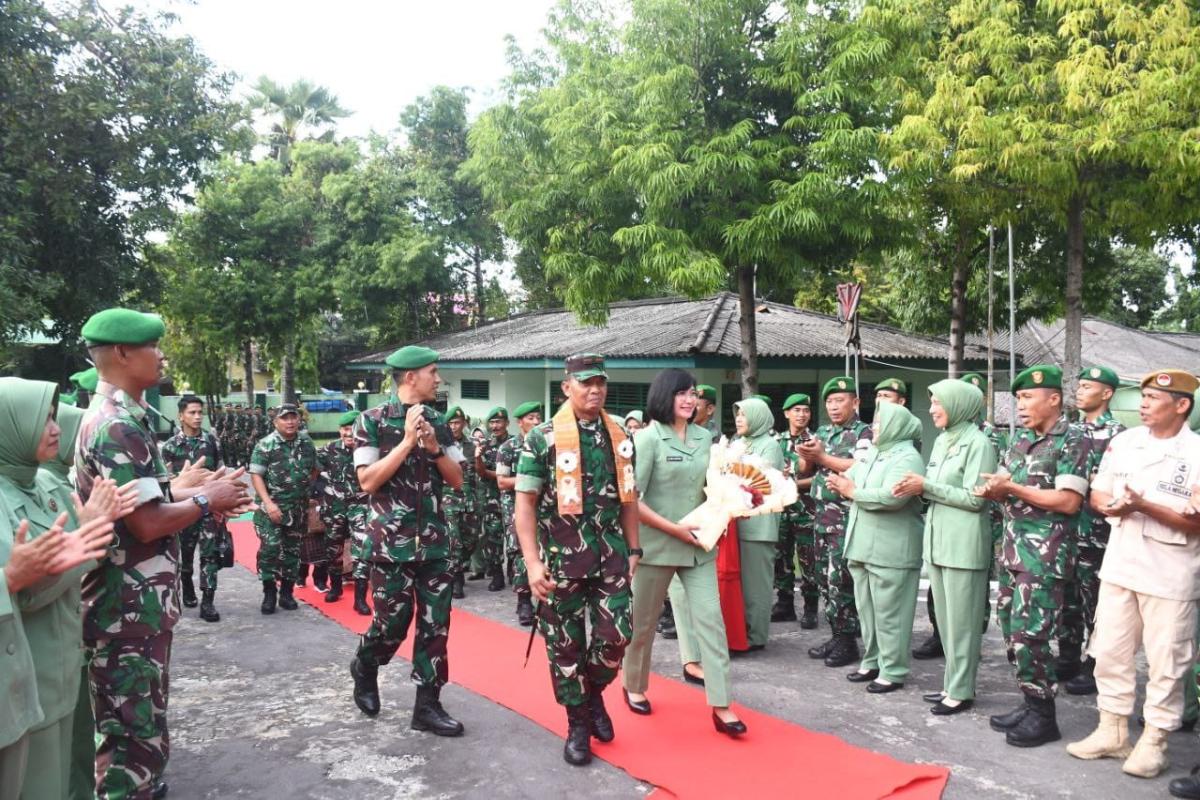 Danrem 142/Tatag Kunjungan  Kerja di Kodim 1401/Majene