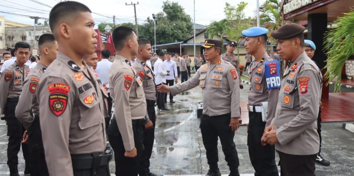 Bidang Propam Polda Sulbar Gaktiblin Di Polresta Mamuju