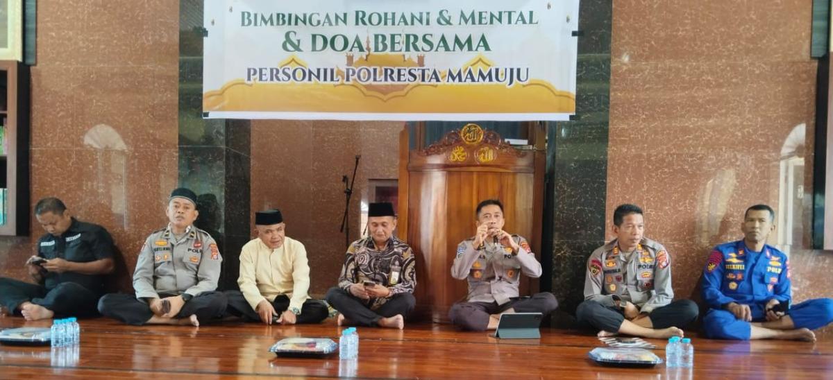 Po;resta Mamuju Binrohtal di Masjid Hidsyatul Irsyad