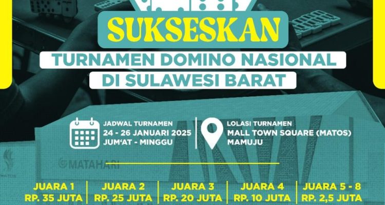 Ribuan Peserta Siap Ikuti Turnamen Domino Nasional Pemprov Sulbar