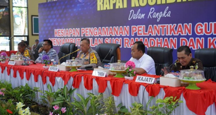 Kapolda Sulbar Pimpin Rakor Tiga Agenda Prioritas