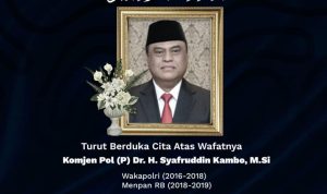 Pemprov Sulbar Ucapkan Belasungkawa Atas Wafatnya Mantan Wakapolri Syafruddin Kambo