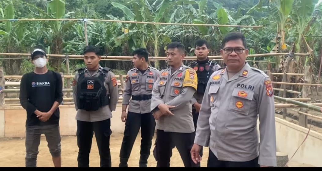 Polsek Kalukku Bubarkan Praktek Judi Sabung Ayam