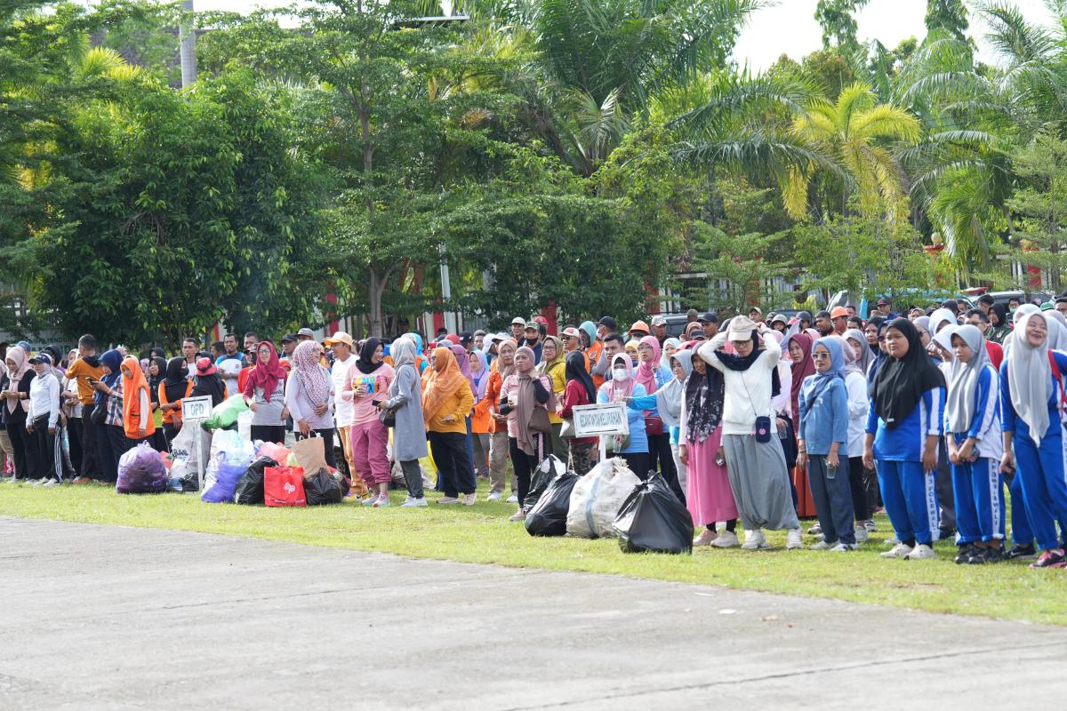 Gerakkan Perangi Sampah Polman dimulai Bahtiar Apresiasi Pj Bupati Polman