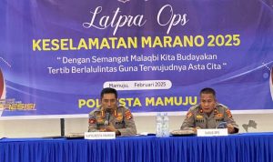 Polresta Mamuju Lat Pra Ops Keselamatan Lalu Lintas Marano 2025