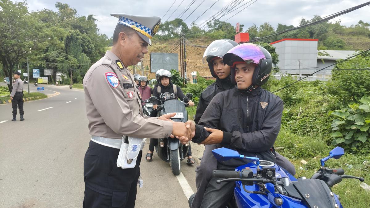 Ditlantas Polda Sulbar Maksimalkan Razia Tertib Berkendara