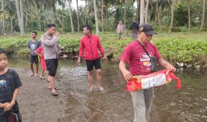 Gabungan Piket Fungsi Polresta Mamuju Datangi TKP Penemuan Mayat Bayi