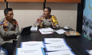 Wakapolda Sulbar Tinjau Kesiapan Personel Operasi Pekat Marano 2025 di Polresta Mamuju