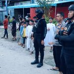 Piket Lantas dan Patmor Polresta Mamuju Sigap Antisipasi Balap Liar 