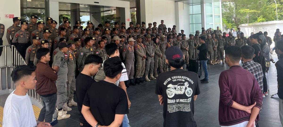 Aksi Demo, Polresta Mamuju Amankan dan Kawal Ketat di Setiap Titik Aksi