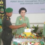 Danrem 142/Tatag Hadiri Syukuran HUT Persit KCK Tahun 2025