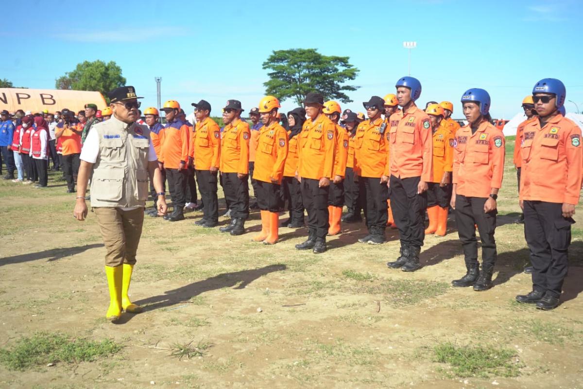 Gubernur Sulbar Pimpin Apel Kesiapsiagaan Bencana di Majene
