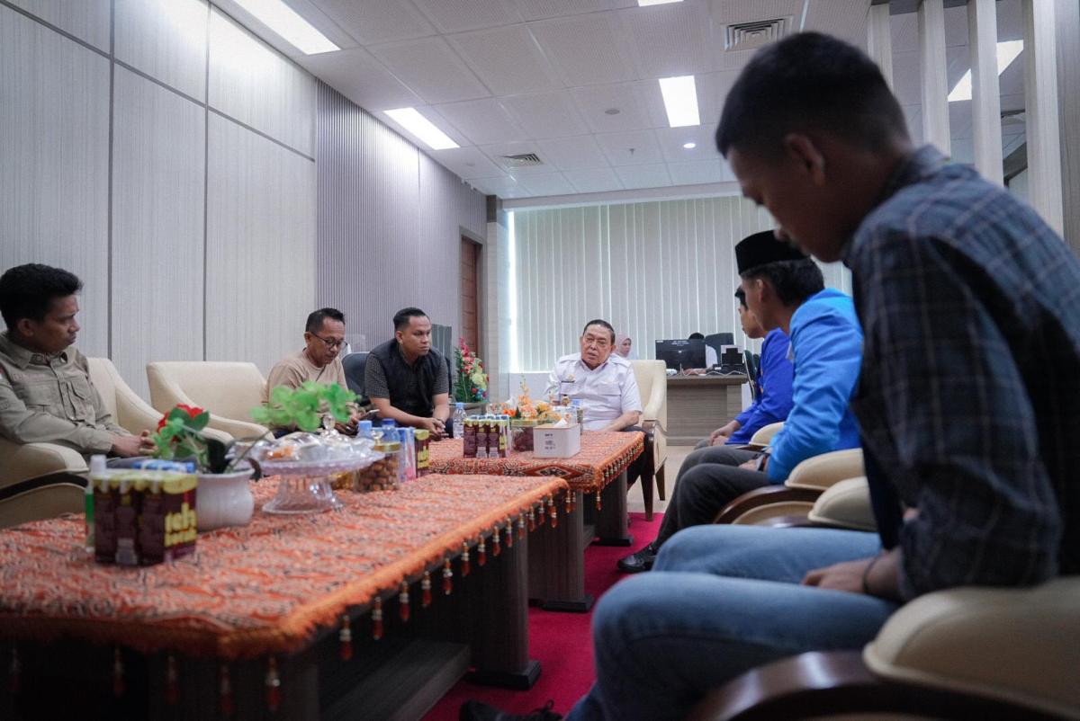 Wagub Sulbar Terima Audiensi PC PMII Mamasa, Bahas Strategi Pengembangan Pariwisata