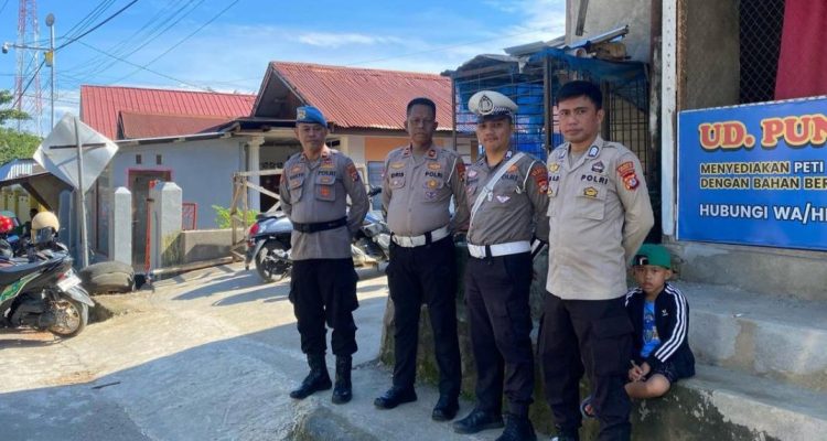 Polresta Mamuju dan Polsek Jajaran pengamanan Ibadah Kenaikan Isa Al Masihl
