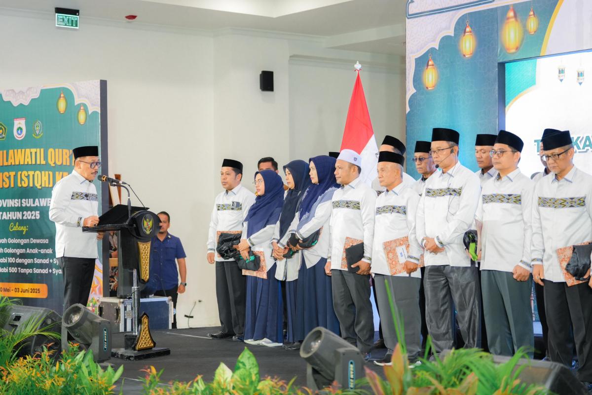 I Resmi Digelar! STQH XI Sulbar Berlangsung di 4 Lokasi dan 5 Cabang yang Dilombakan