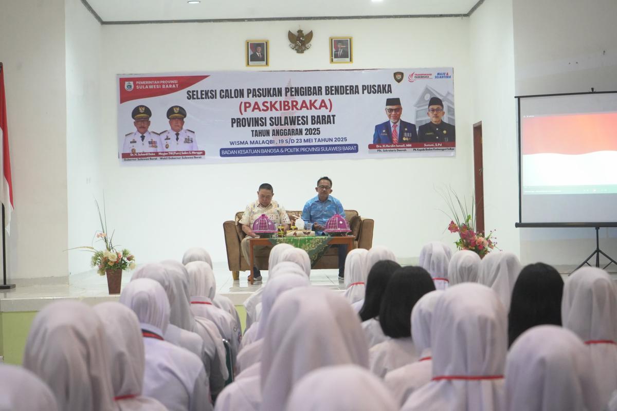 Wagub Sulbar Tegaskan Seleksi Paskibraka 2025 Murni, Jujur dan Transparan Wagub Sulbar Tegaskan Seleksi Paskibraka 2025 Murni, Jujur dan Transparan