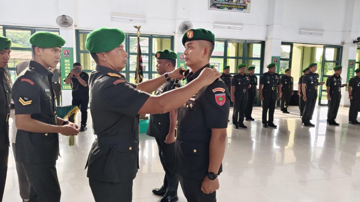 Danrem 142/Tatag Pimpin Serah Terima Jabatan Dandim 1428/Mamasa