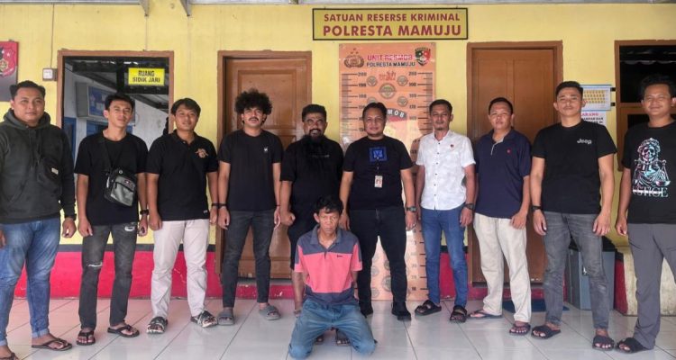Tim Resmob Polresta Mamuju Amankan DPO Kasus Penganiayaan Berat di Balik Papan Mamuju - Tim Resmob