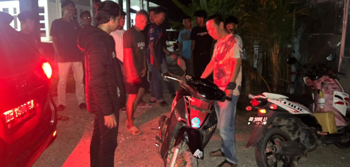 Polsek Tapalang Respon Cepat Datangi TKP Pencurian Kotak Amal Masjid dan Amankan Pelaku