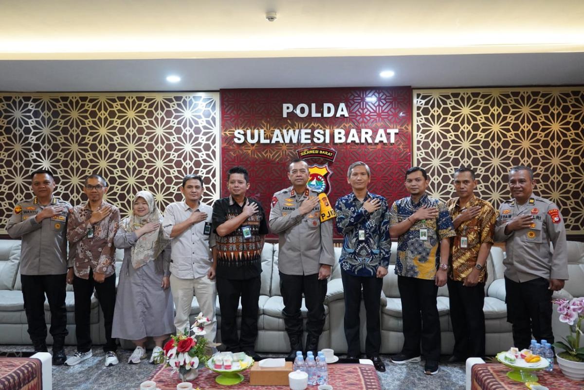 Audiensi Polda Sulbar dan DJKN Bahas Pengelolaan Aset Negara
