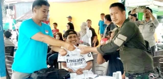 Polisi Putra Daerah Tapalang Gelar Turnamen Sepak Bola Antar Desa