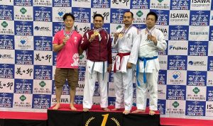 Bripda Muh. Risaldi, Polisi Karateka Polda Sulbar, Kibarkan Merah Putih di Jepang!