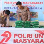 Polresta Mamuju Gelar Pasar Murah, Warga Antusias Dapatkan Sembako Harga Terjangkau