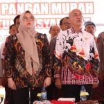 Kapolresta Mamuju Ikuti Vicon Kick Off Launching Gerakan Pangan Murah yang dipimpin Kapolri