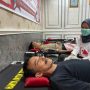 74 Usia Humas Polri, Bid Humas Polda Sulbar Gelar Bakti Kesehatan Donor Darah