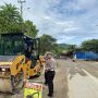 Ditlantas Polda Sulbar Proaktif Amankan Proyek Jalan di Mamuju, Pastikan Lalu Lintas Aman Lancar