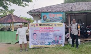 IMG-20251112-WA0013 Bhabinkamtibmas Desa Lebani Pasang Baligho Himbauan, Cegah Penangkapan Ikan Pakai Setrum